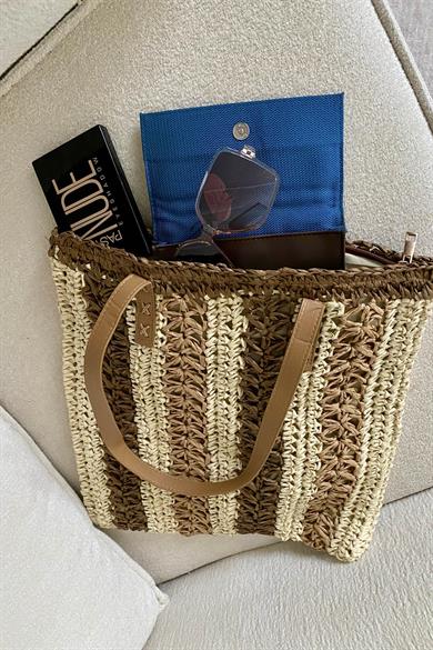 Bohemian Bliss Tote Hasır Çanta