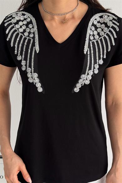 Bright Wings Nakış ve Pul Tasarım Tişört