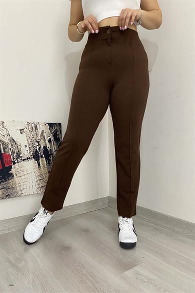 Büyük Beden Full Likralı Bilek Boy Pantolon