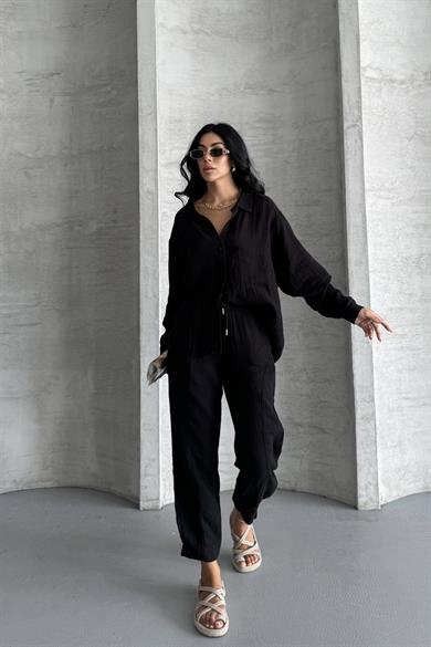 Coastal Muse Müslin Kumaş Oversize İkili Takım