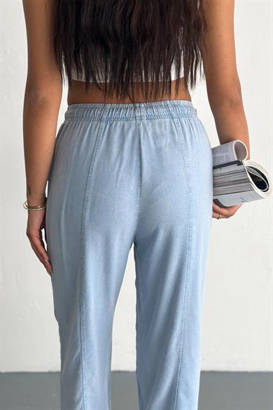 Cotton Drift Yıkama Desen Havuç Pantolon