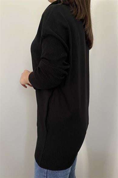 Degaje Yaka Cepli Triko Kazak