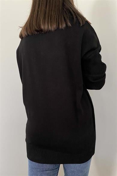 Degaje Yaka Cepli Triko Kazak