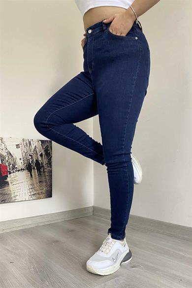 Full Likra Dar Paca Büyük Beden Sihirli Jean