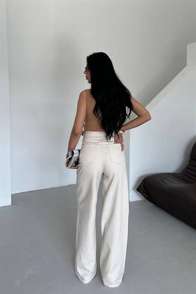 Ivory Flow Extra Wide Leg Jean