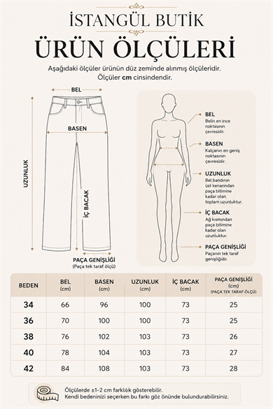 Kadın Yüksek Bel Likralı Wide Leg Cropped Jean