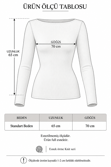 Kadın Kayık Yaka Angora Dokulu İnce Triko Bluz – Yumuşak Fit Kesim Kazak - Ekru