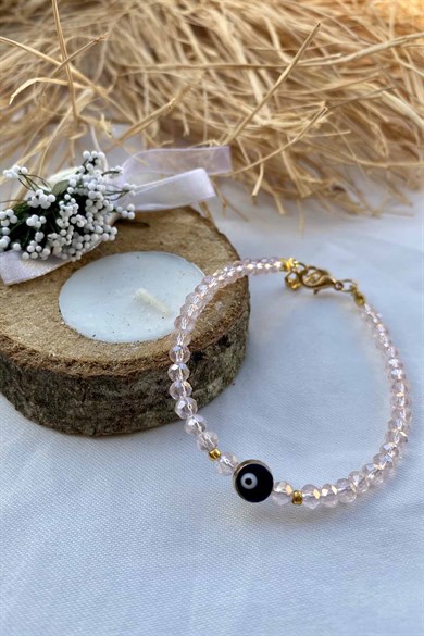 Kristal Bileklik Nazar Boncuklu