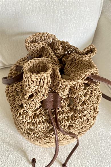 Rustic Loop Hasır Çanta