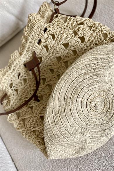 Rustic Loop Hasır Çanta