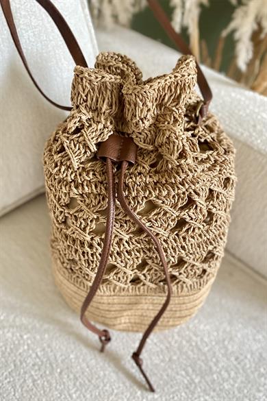 Rustic Loop Hasır Çanta