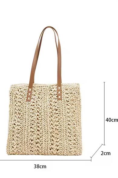Verde Weave Hasır Çanta