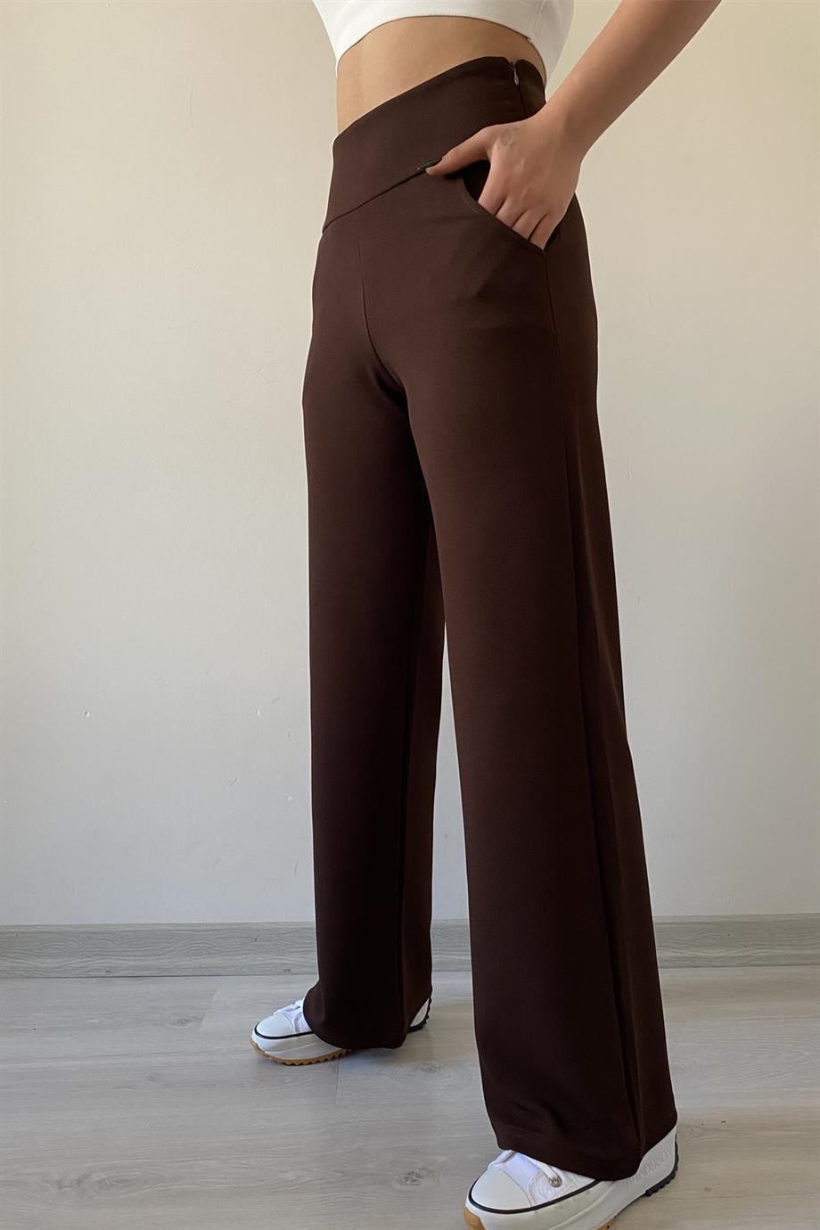 Beli Korsajlı Palazzo Pantolon