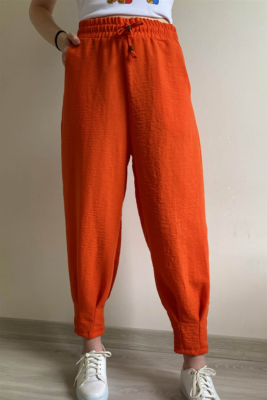 Keten Şalvar Pantolon