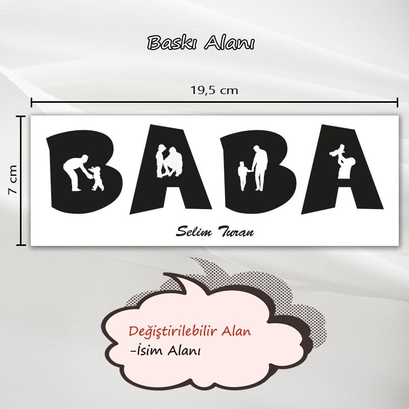 Babalar Günü Baskılı Kupa Bardak 17HB1017