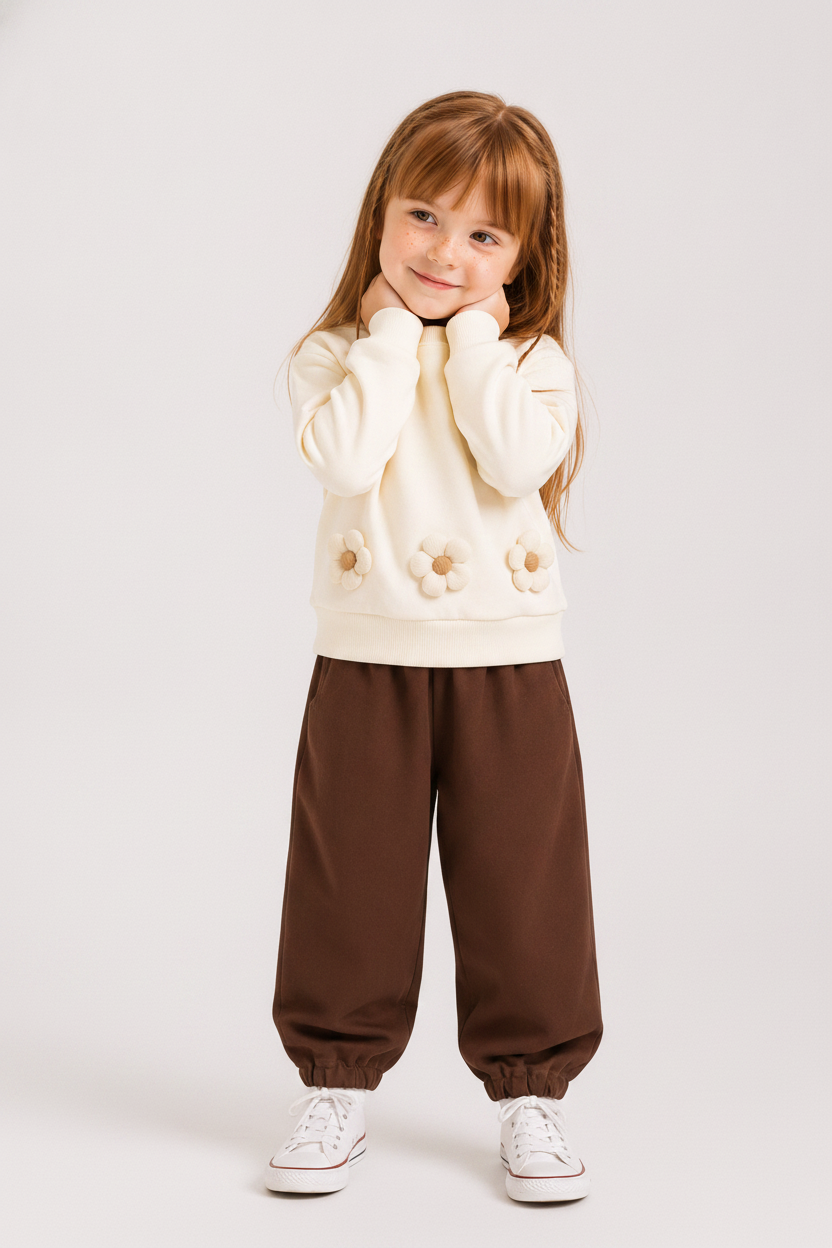 NK Çicekli Desenli Sweat 32615