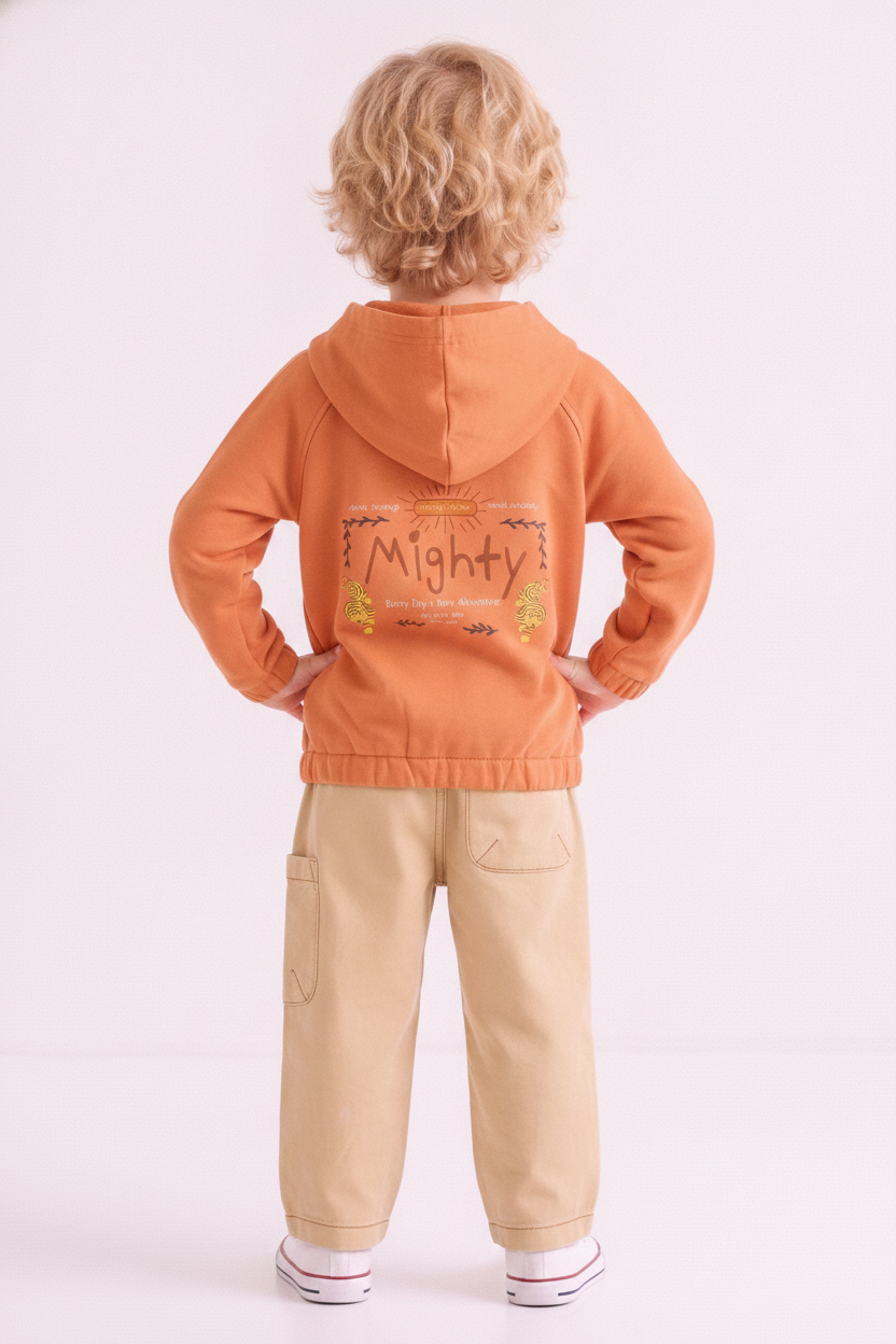 NK Mighty Düz Fermuarlı Hırka 42605