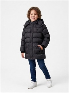 Benitto Kapüşonlu Uzun Mont 51379