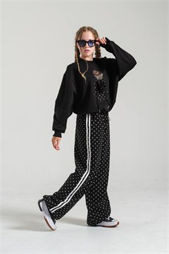 Locco Aplike Nakışlı Sweat 8878
