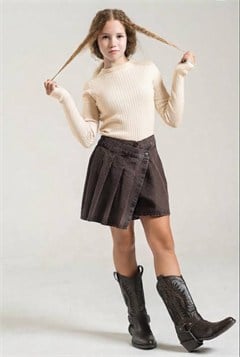 Locco Triko Crop Kazak 8880
