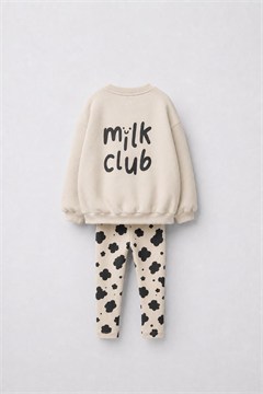 LUCCO Milk Club Baskılı Takım 5627