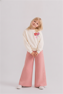 NK Selin Renkli Çicek Sweat 39539