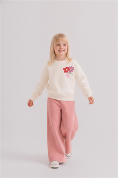 NK Selin Renkli Çicek Sweat 39539