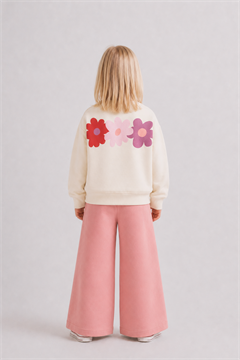 NK Selin Renkli Çicek Sweat 39539