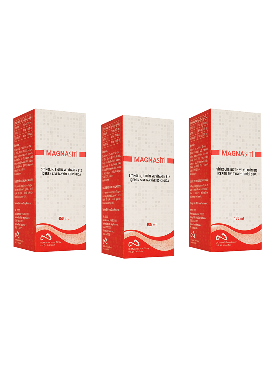 3 kutu MagnaSiti 150 ml Şurup