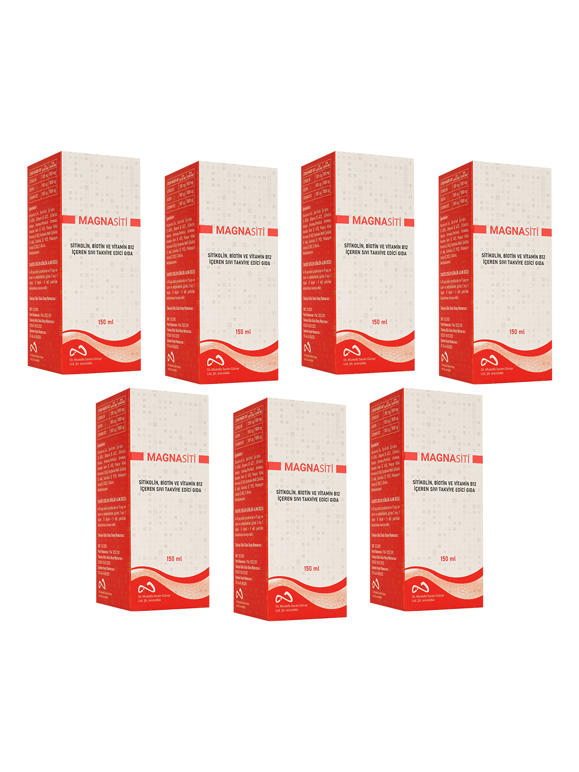 7 kutu MagnaSiti 150 ml Şurup