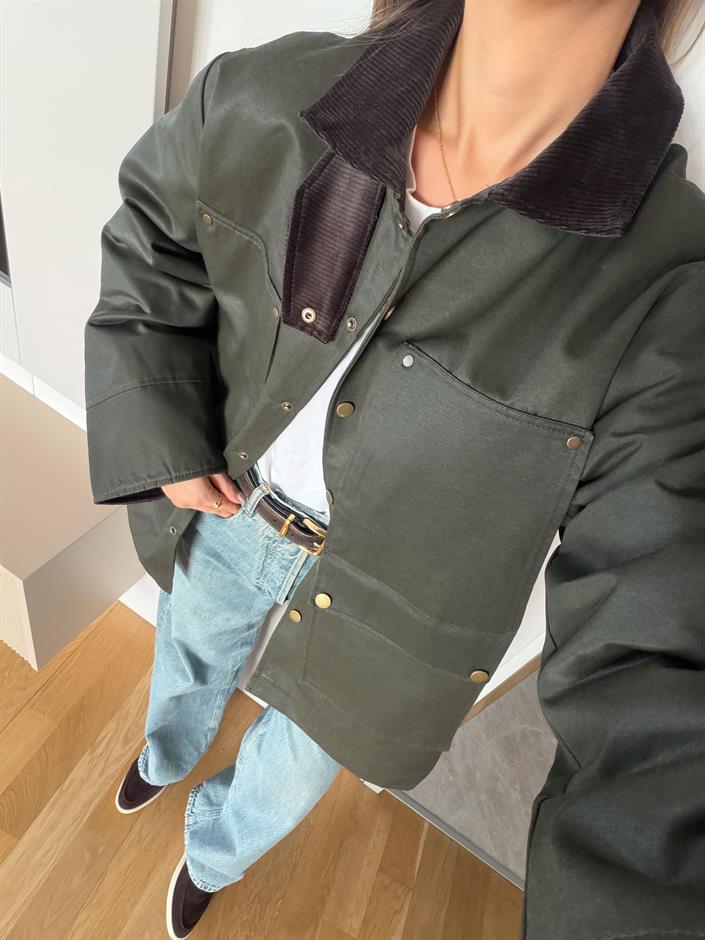  Owen Mumlu Ceket - Haki