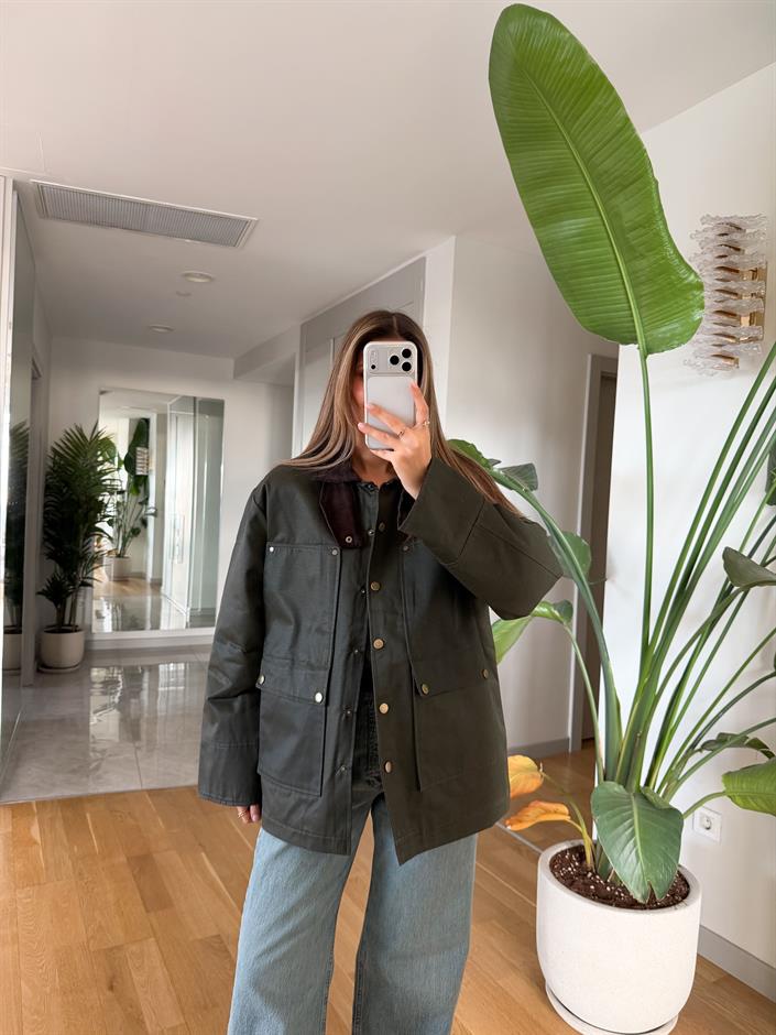  Owen Mumlu Ceket - Haki