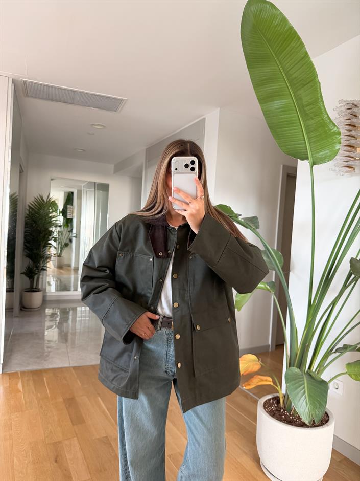  Owen Mumlu Ceket - Haki