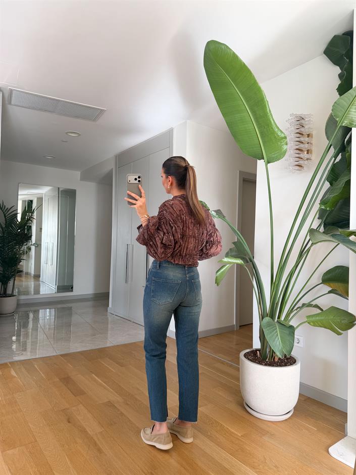 Adrey Boyfit Jean - Mavi