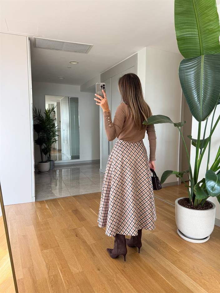 Aija Ekoseli Midi Etek 