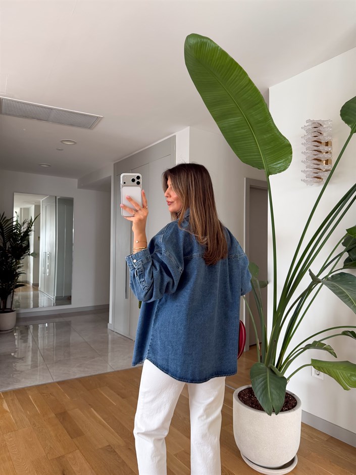 Alisha Cepli Denim Gömlek 