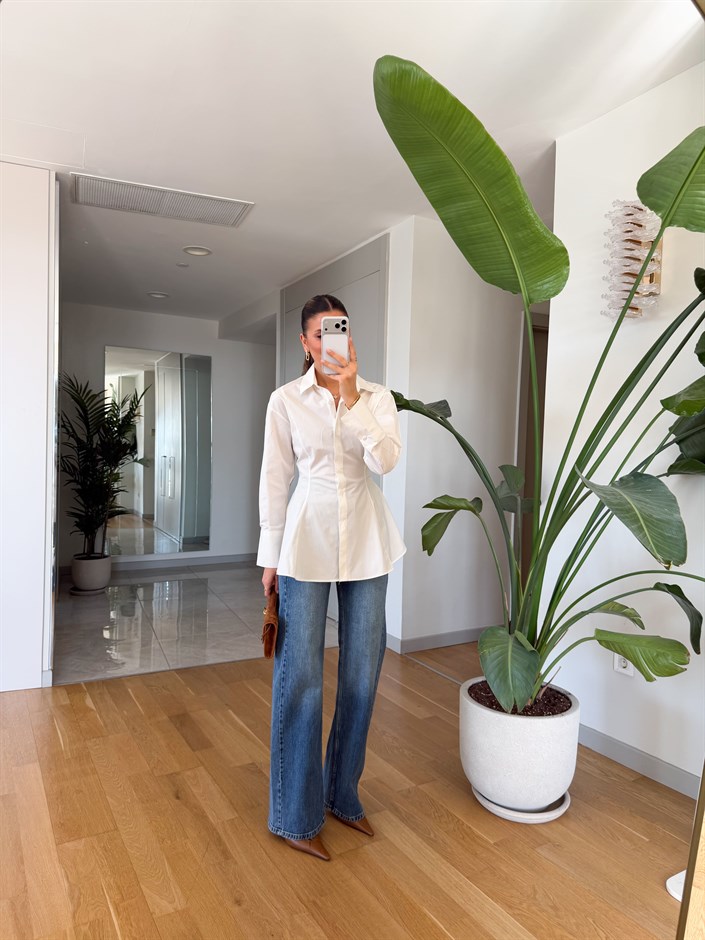 Animon Yüksek Bel Jean - Mavi