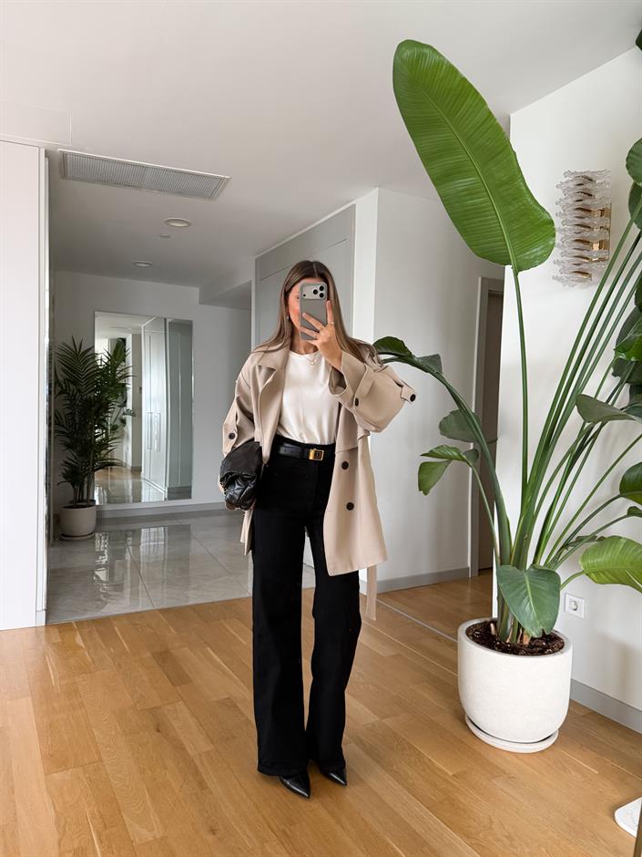 Animon Yüksek Bel Jean - Siyah