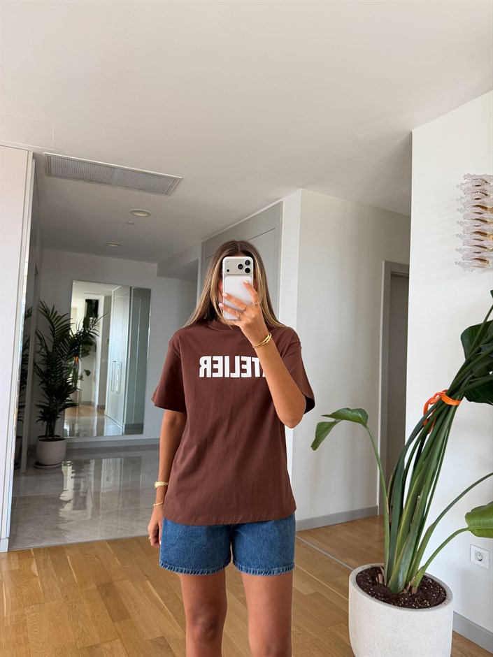 Atelıer Baskılı Oversize T-shirt