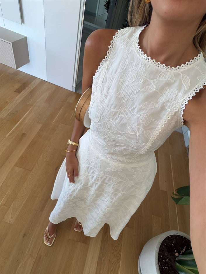 Brode Crop Etek Takım - Ekru