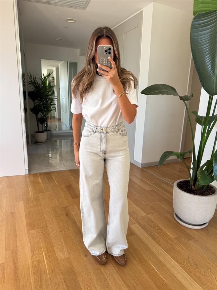 Capri İspanyol Kesim Zr Jean - Açık Gri