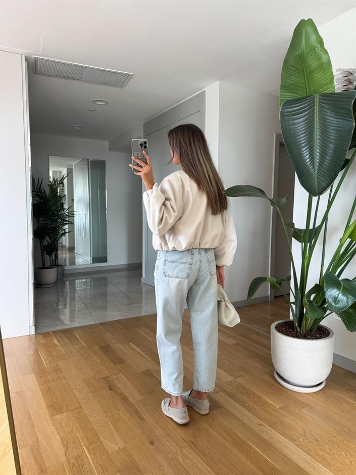 Cardie Mom Fit Jean - Açık Mavi 