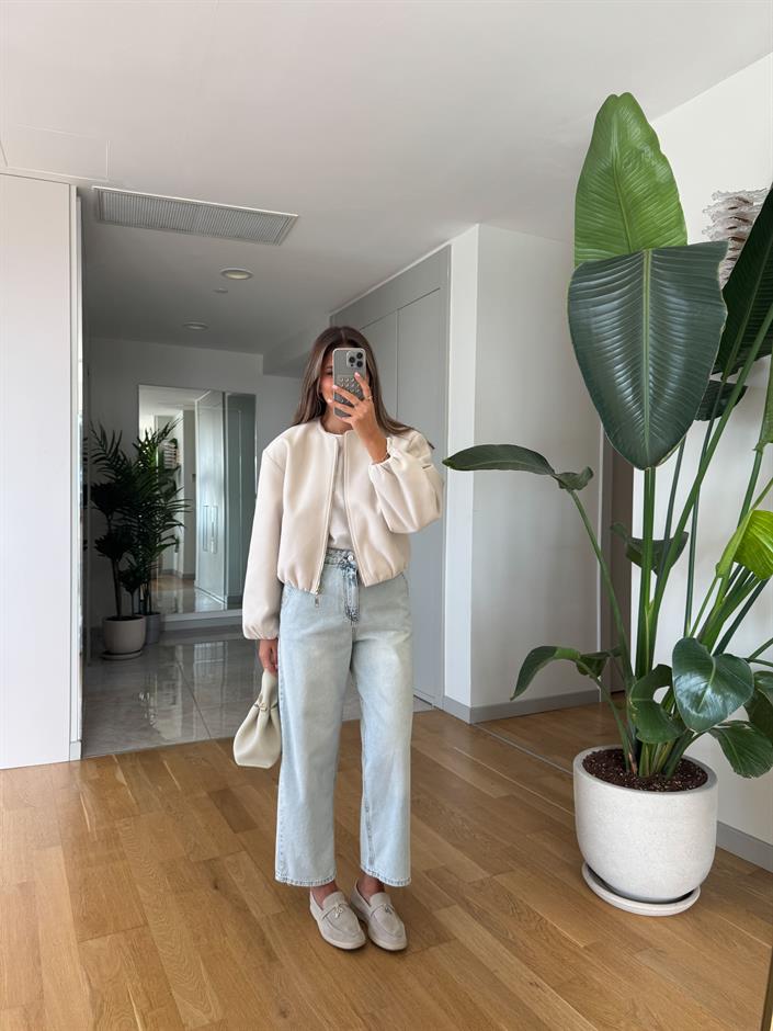 Cardie Mom Fit Jean - Açık Mavi 