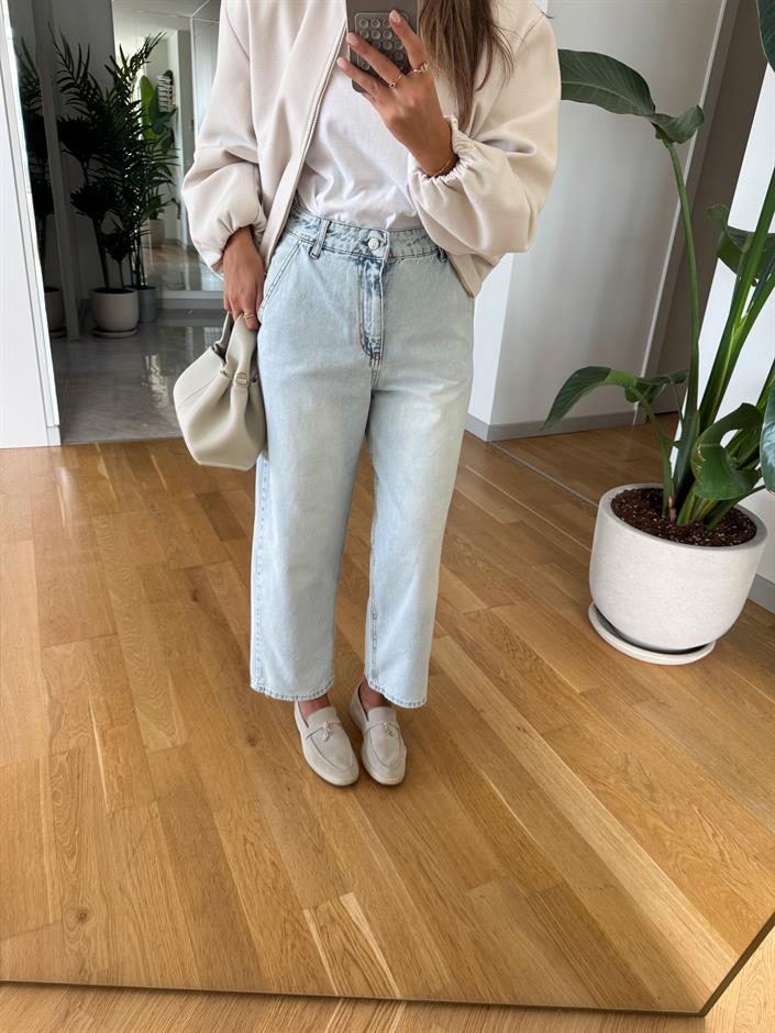 Cardie Mom Fit Jean - Açık Mavi 