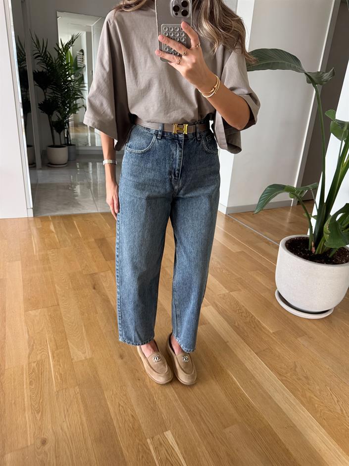 Cardie Mom Fit Jean - Mavi 