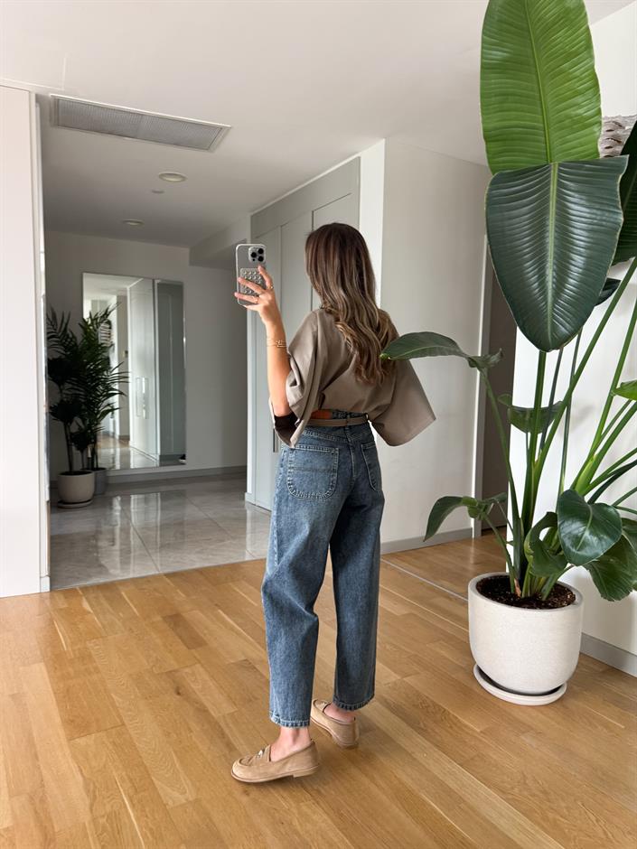 Cardie Mom Fit Jean - Mavi 