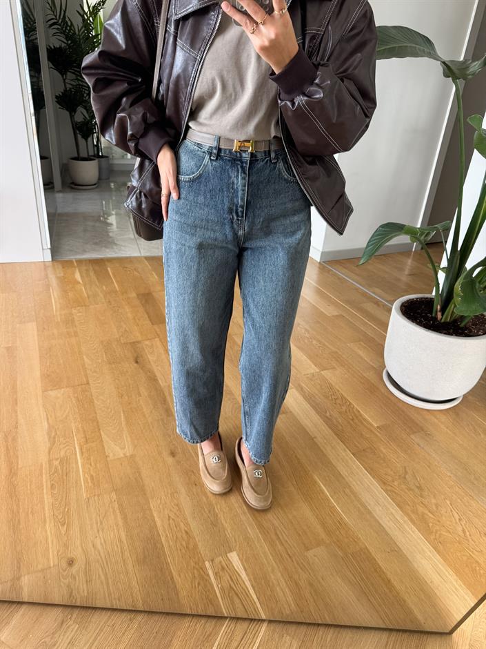 Cardie Mom Fit Jean - Mavi 