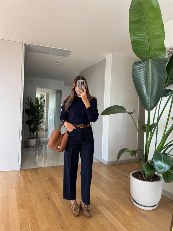 Cardie Skater Fit Jean - Koyu Lacivert