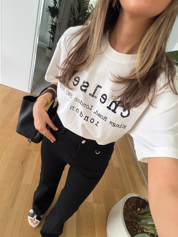 Chelsea Baskılı T-shirt