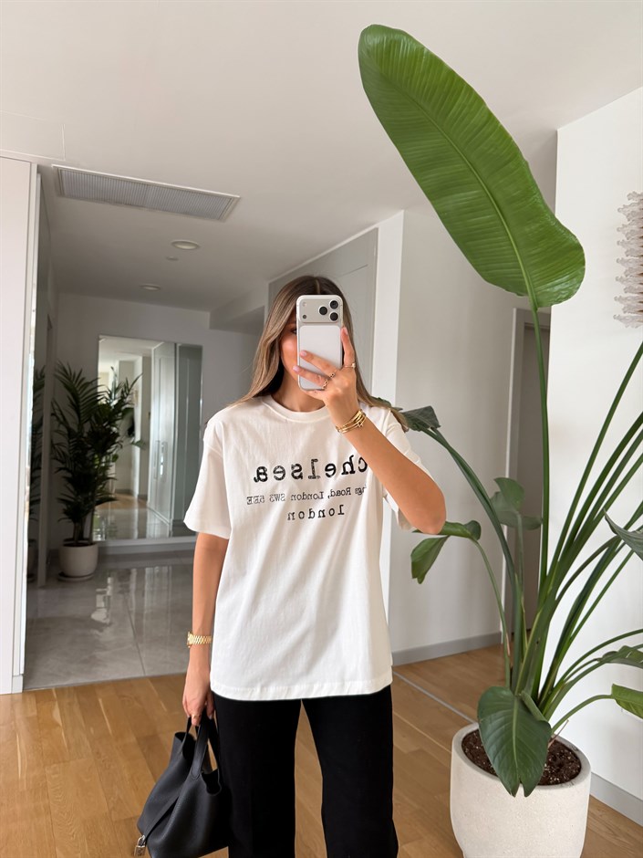 Chelsea Baskılı T-shirt